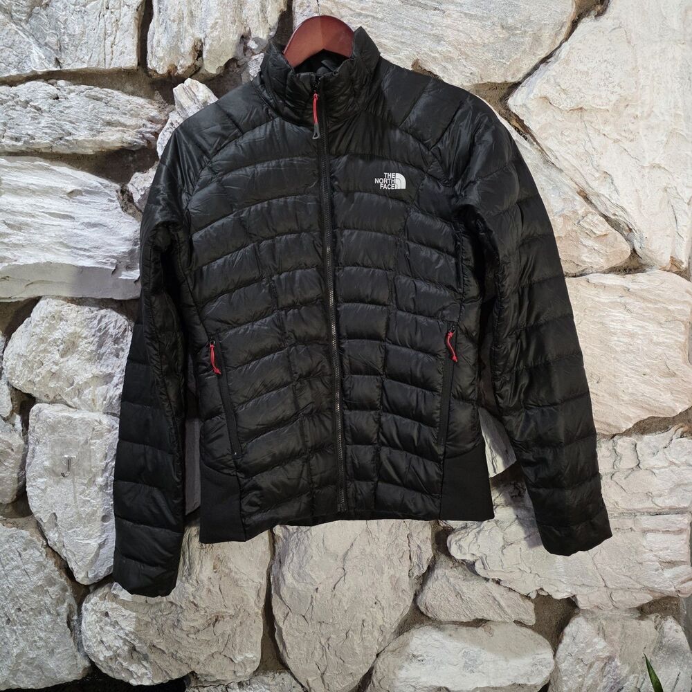 The North Face Jacket Womens Small Black 800 Fill Down Puffer Insulated Coat Zip